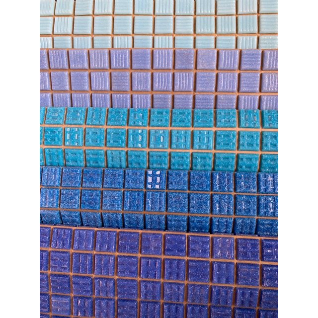 Pastilhas para Mosaico - Mix de Azuis Pigmentadas - 225 un