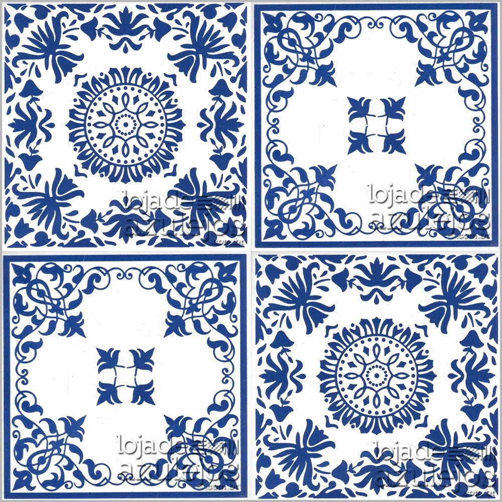 Patchwork de Azulejos 4 Peças - PTA39