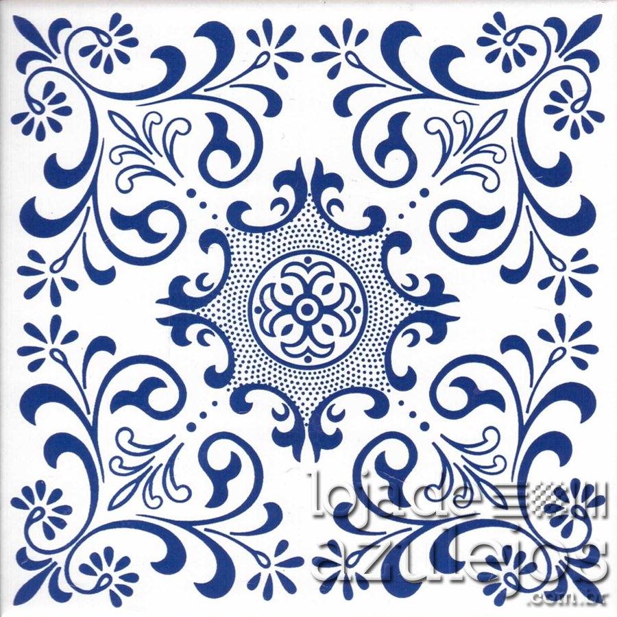 Azulejo Português - PORT 27 - Azul