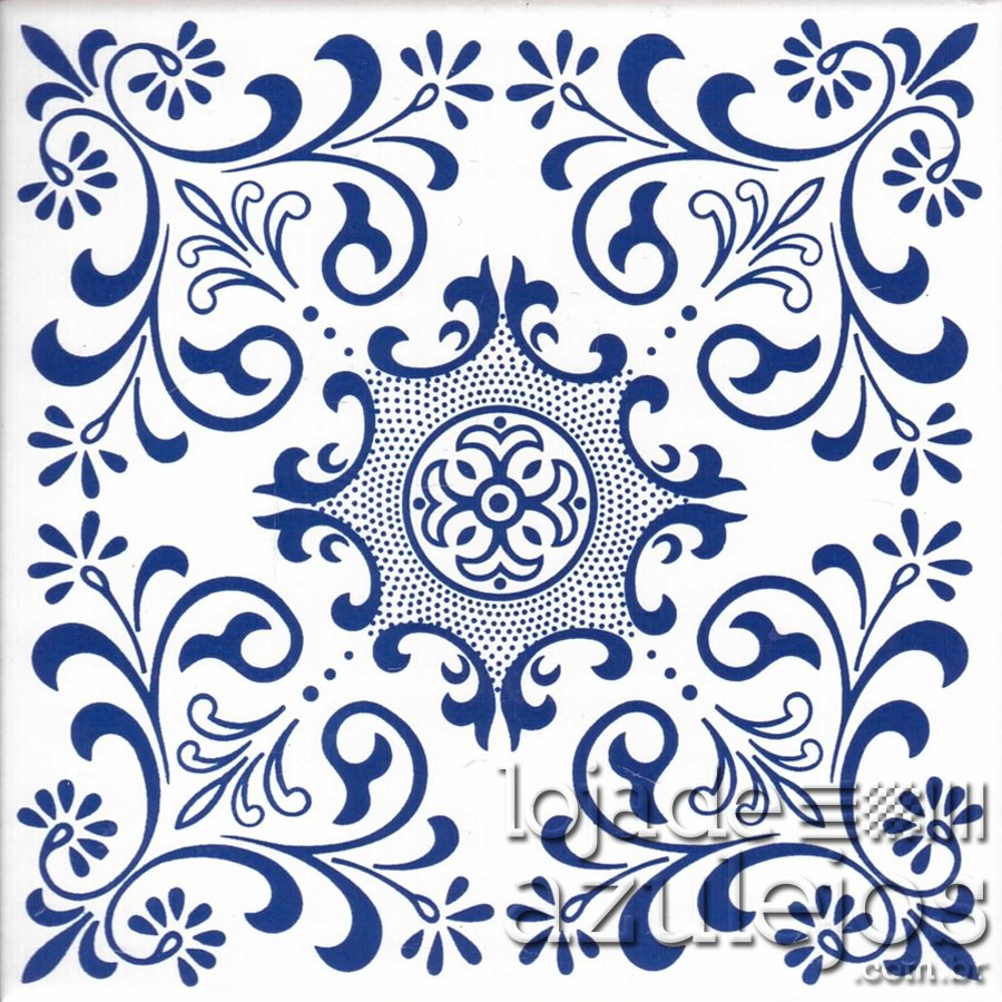 Azulejo Português Port 27 - Azul - Loja de Azulejos | Loja de Azulejos