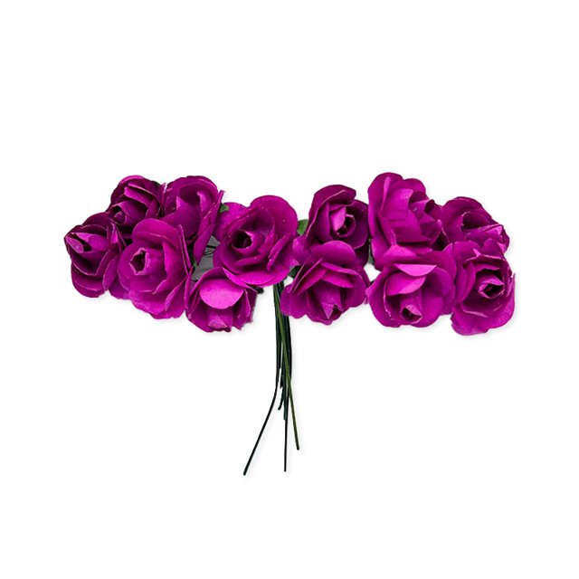 Flor Mini Rosa Violeta Ref AFL075144 | Papéis Especiais para Artes e  Decoração | TEX Papel