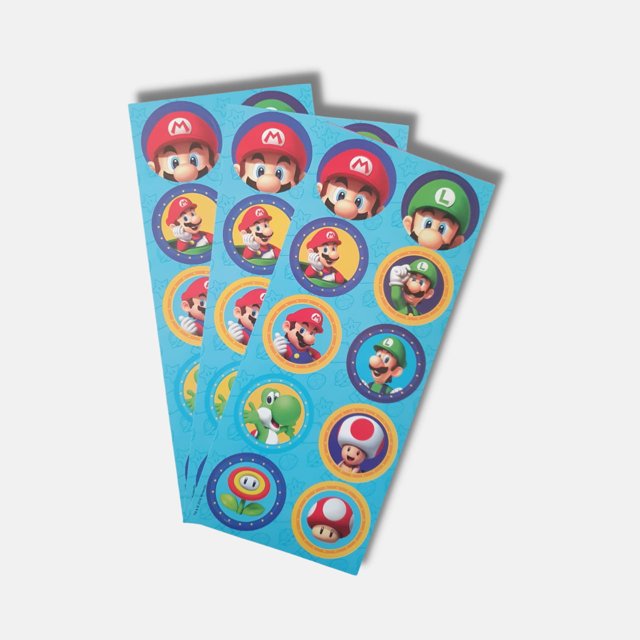 Adesivo Da Parete Con Super Mario - Facile Da Applicare - Per Camera E Asilo - Design Colorato E Divertente - Foto 1