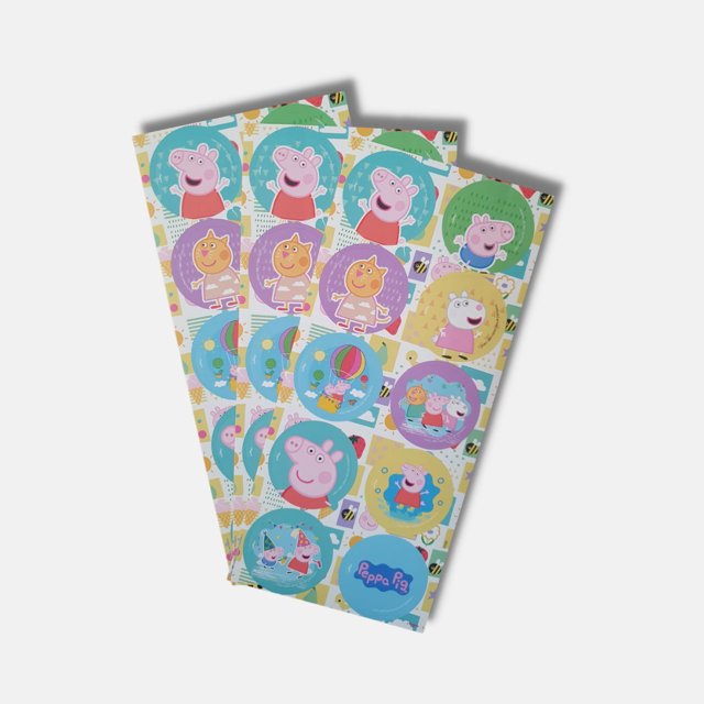 Peppa Pig - Set Con Libro Magnetico (16 Magneti) E Adesivi - Gioco Creativo Per Bambini