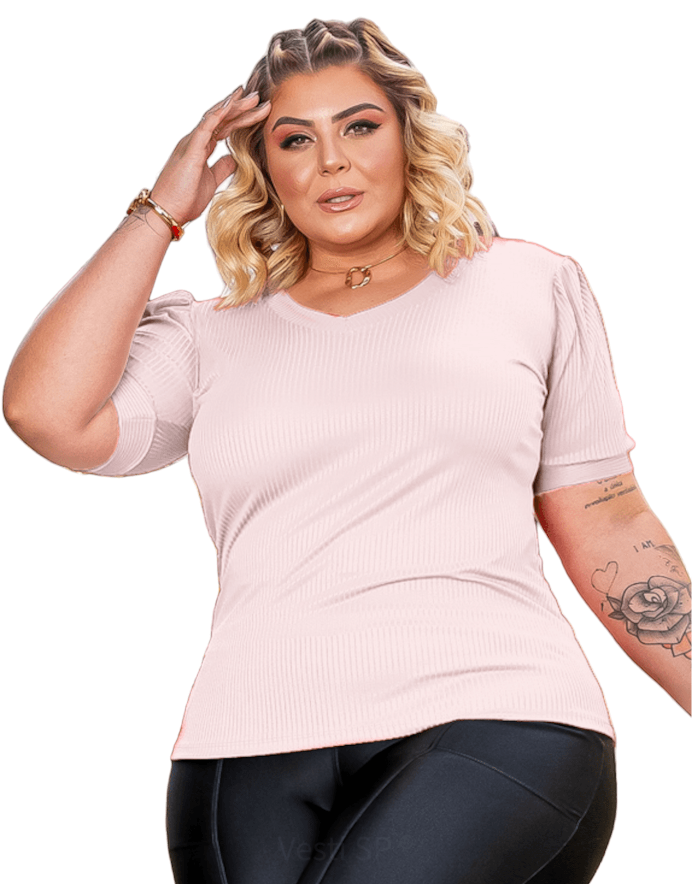 Blusa Feminina Manga Curta Plus Size 46 ao 54 diversas cores