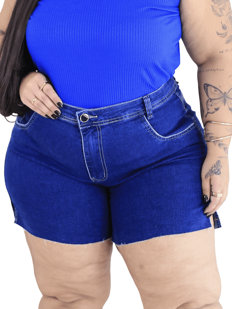 Jeans Feminino Shorts Jeans Plus Size Atacado Size Feminina