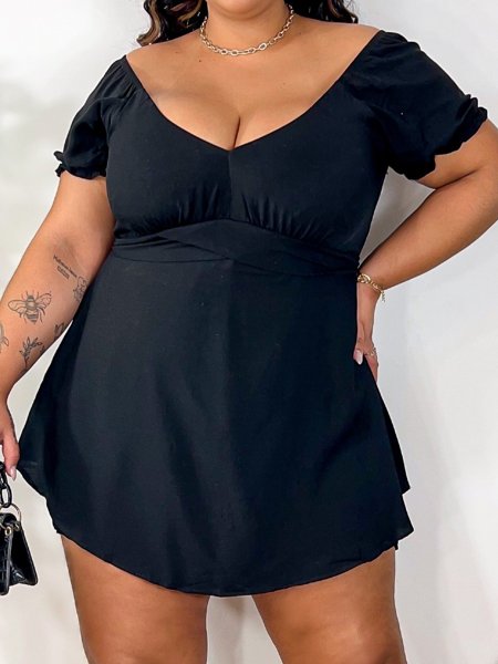 Macacão Feminino Plus Size Macaquinho Curto 46/54 Premium VESTI SP