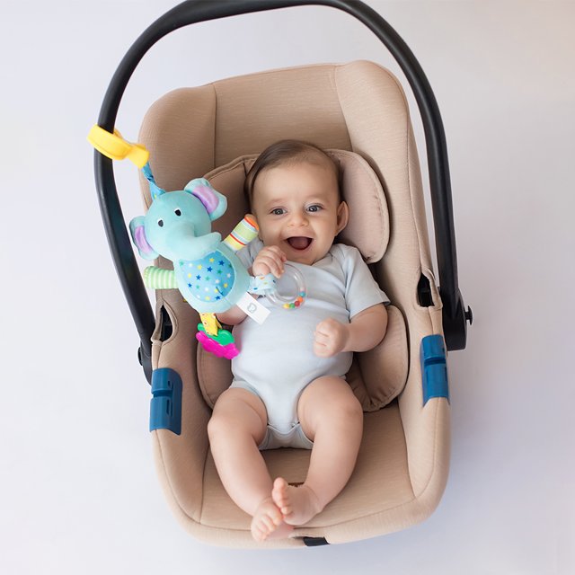 Móbile P/ Carrinho e Bebê Conforto - Elefante Azul - Pimpolho