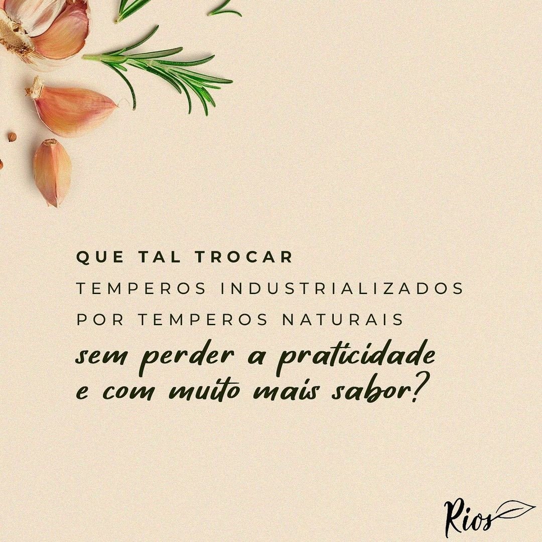 TEMPEROS PREMIUM RÏOS | Temperos Rios para todo o Brasil!