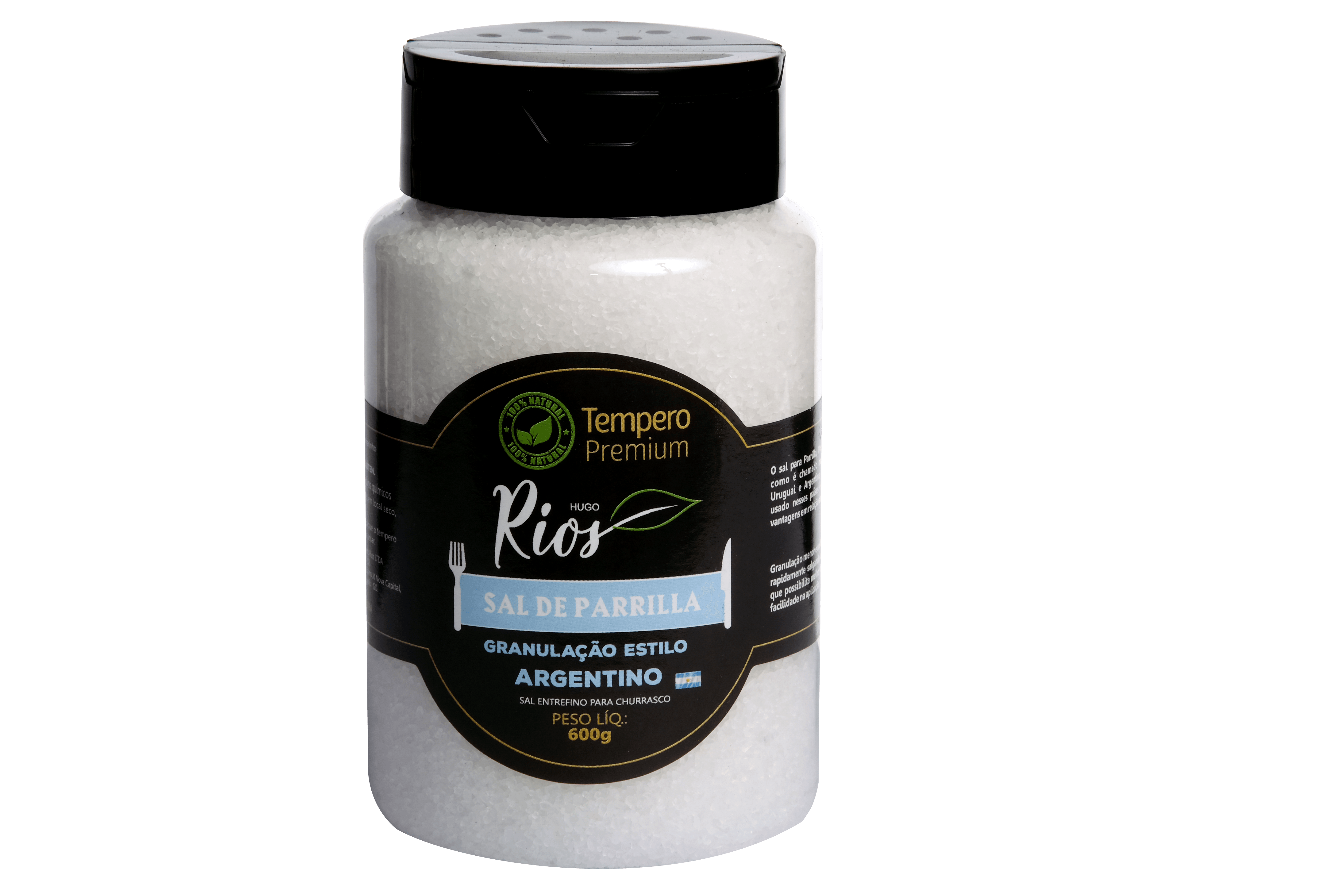 Sal de Parrilla - Rios 600 g | TEMPEROS PREMIUM RÏOS