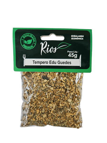 Tempero Edu Guedes Rios - cartela 45 g | TEMPEROS PREMIUM RÏOS