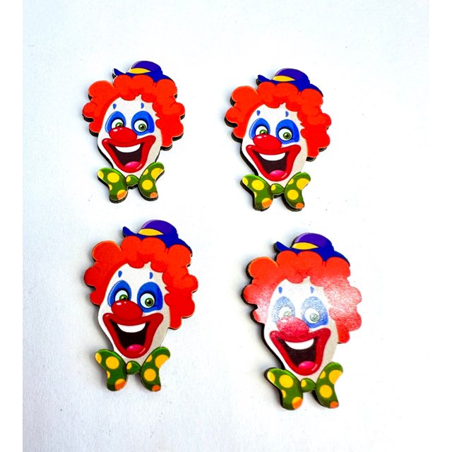 Adesivo Paper Palhaço Carnaval (20 unid) | Topet Laços