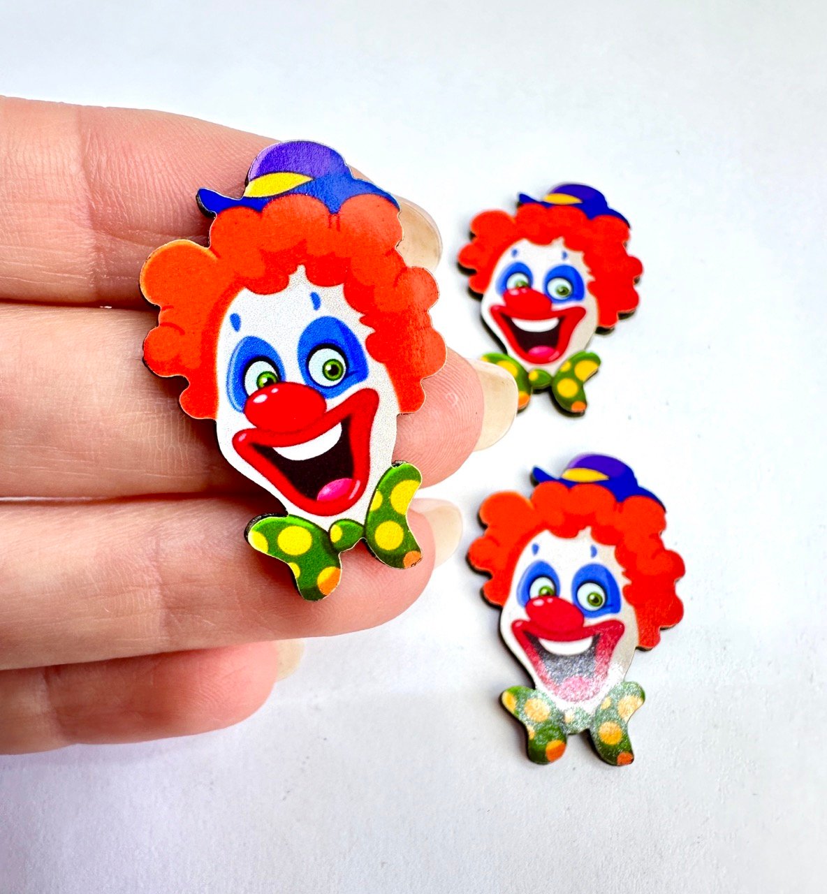 Adesivo Paper Palhaço Carnaval (20 unid) | Topet Laços