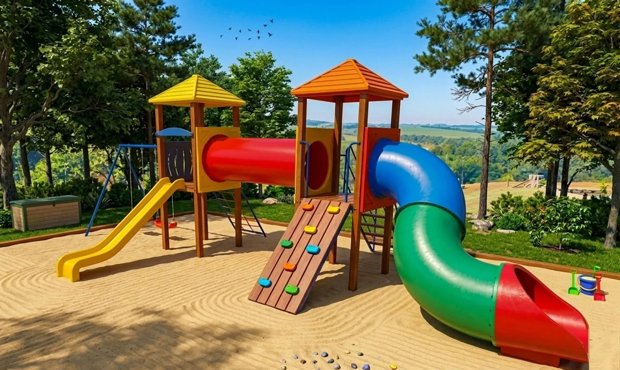 PLAYGROUND COM 2 TORRES MC2710 | Móveis Cacique