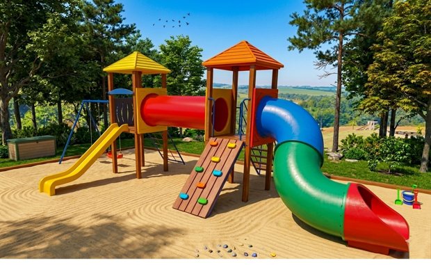 PLAYGROUND COM 2 TORRES MC2710 | Móveis Cacique