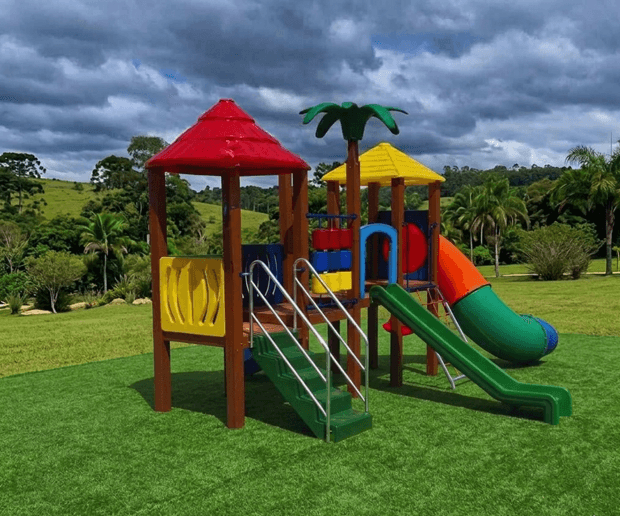 PLAYGROUND COM 3 TORRES MC3343 | Móveis Cacique