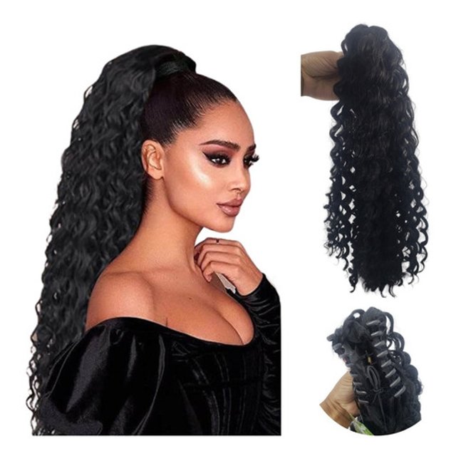 Cabelo Orgânico Cacheado Bio Vegetal Crochet Braids 60 cm Modelo