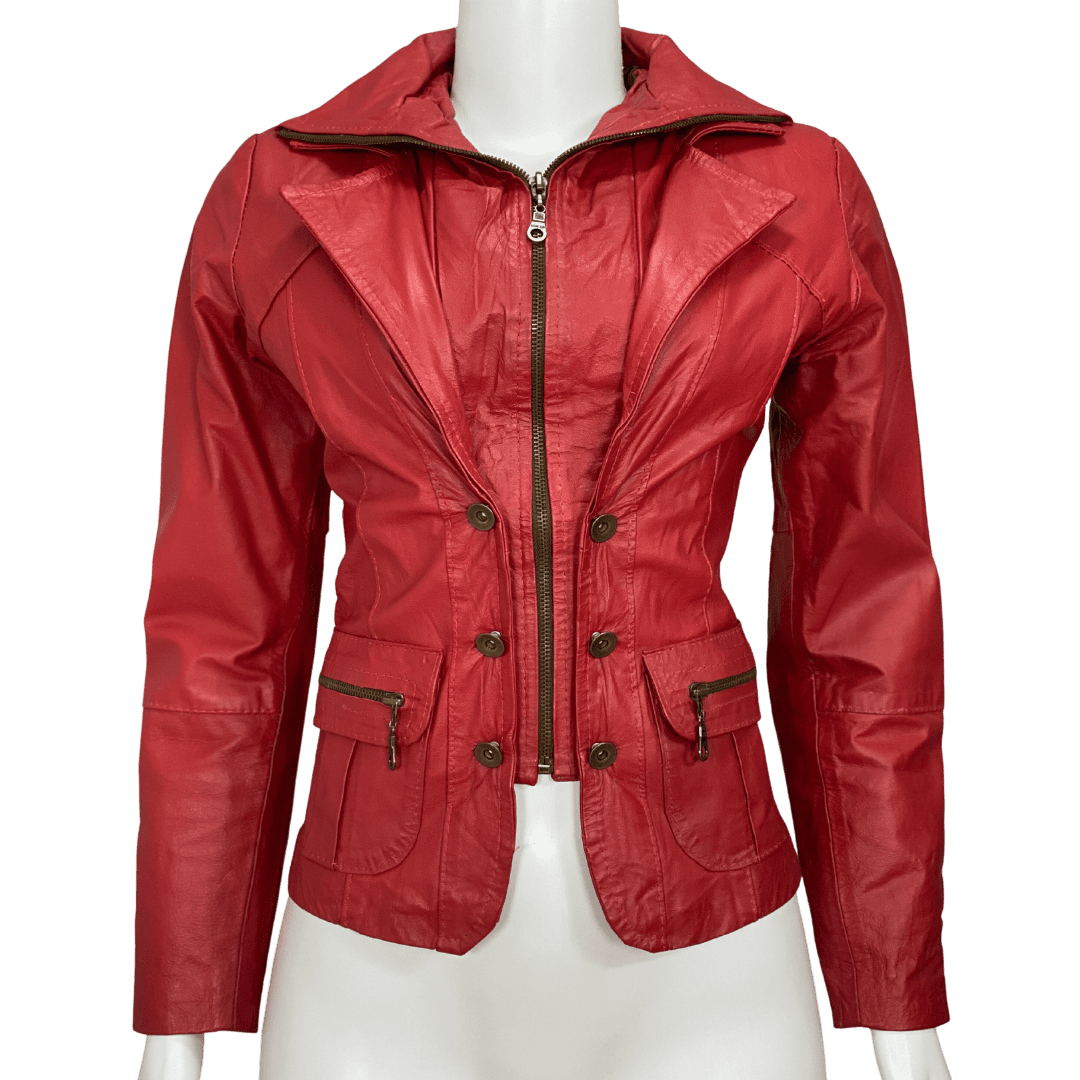 Jaqueta de 2024 couro terra firme