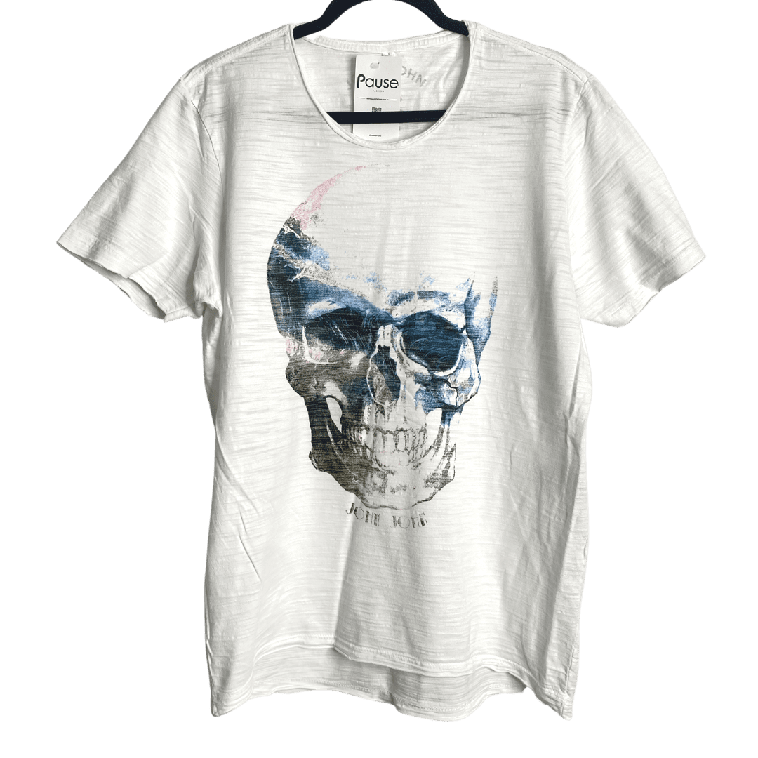 Camiseta John John Caveira Bege - Compre Agora