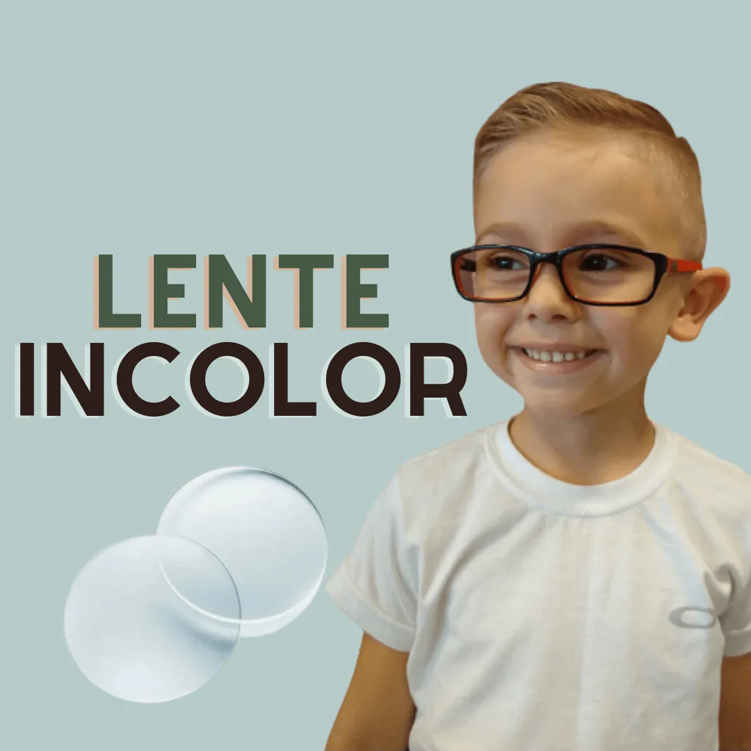 Lentes de Grau - Sem Antirreflexo - Incolor - Visão Simples | Óticas Vivi