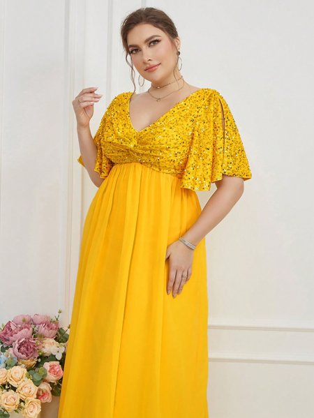 Vestido de Festa Plus Size Samara Aurea Dress Loja de Vestidos