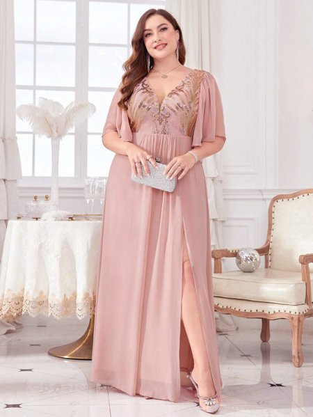 Rose Shopping Do Vestido De Festa Vestido Plus Size Vestido De