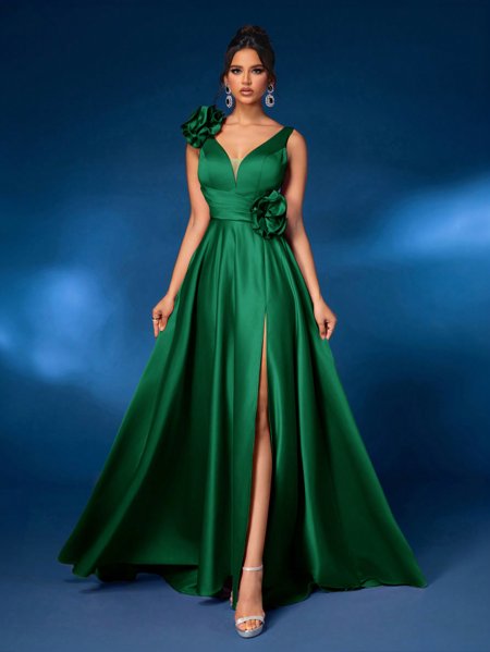 Roupas Aluguel Vestido Patricia Bonaldi Vestido Bordado Plumas 40 - Main Image