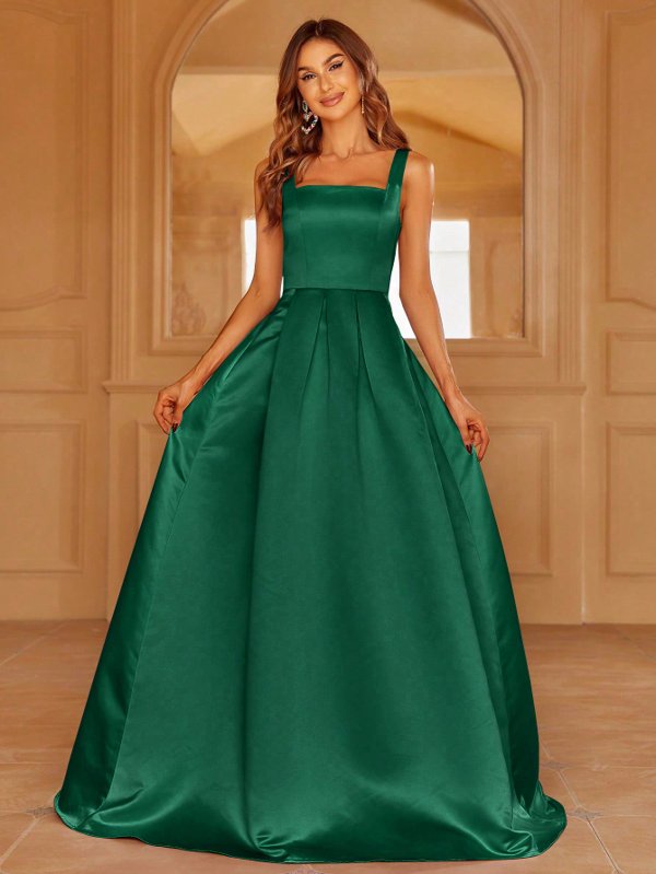 Plus Size Vestido Com Gola Quadrada Molde Vestido Plus Size Decote