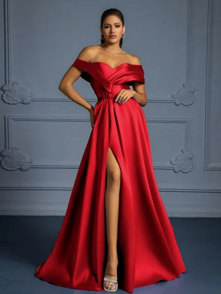 Shop vestido com fenda festa Store Black Friday