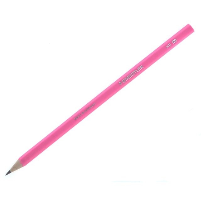 Lapis Preto Staedtler Wopex Rosa Neon Casa Do Estudante