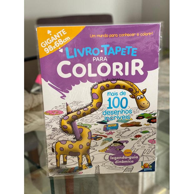 Livro-Tapete para Colorir: Mais de 100 Desenhos Incríveis