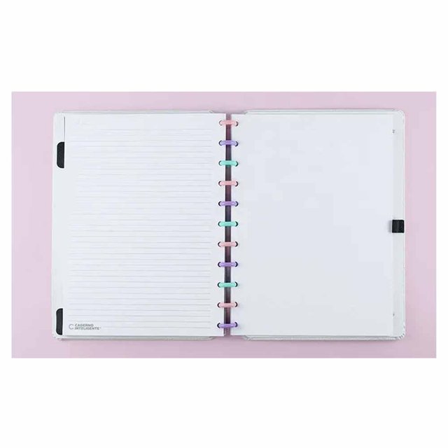 Caderno Inteligente Lets Glitter Colorful - Edição Limitada