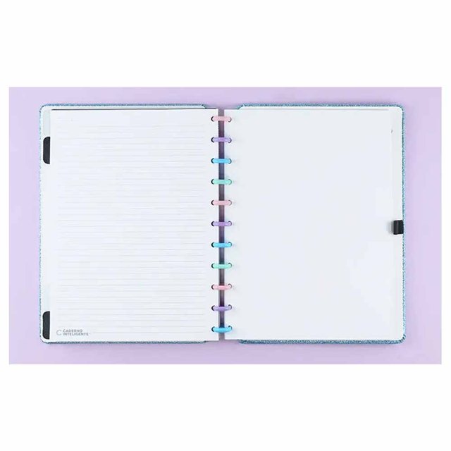 Caderno Inteligente Lets Glitter Ocean Blue - Edição Limitada