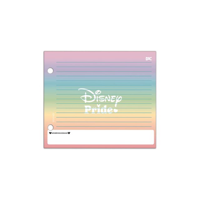 Mini Caderno Argolado Disney Pride Dac