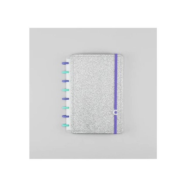 Caderno Inteligente Lets Glitter Silver 2.0