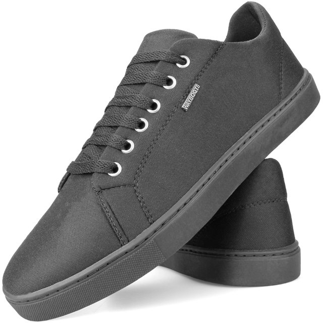 Sapatênis Casual Masculino Preto Moderno Wayboots | Wayboots®