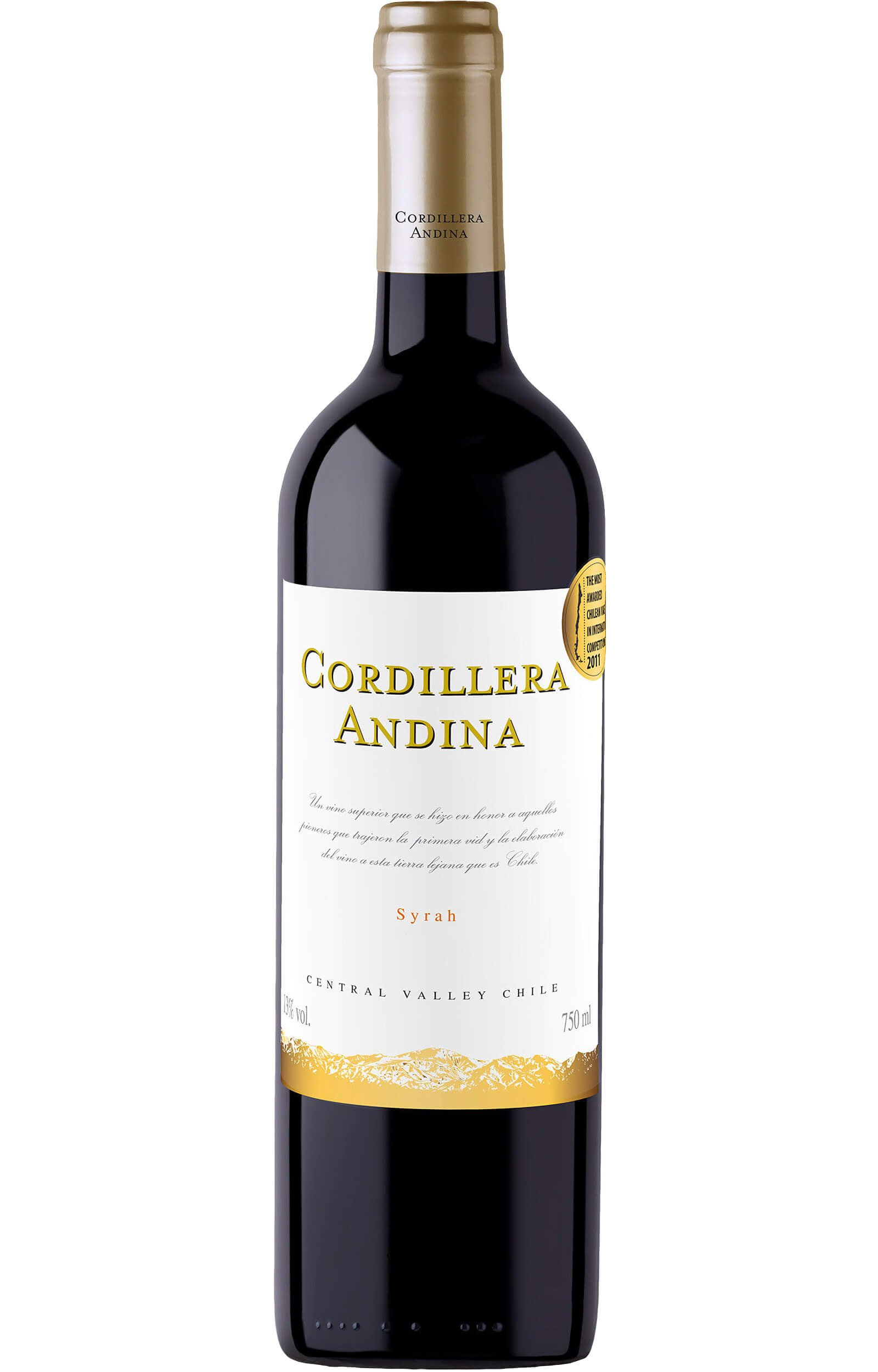 Cordillera Andina Syrah | Compre Vinhos online com descontos