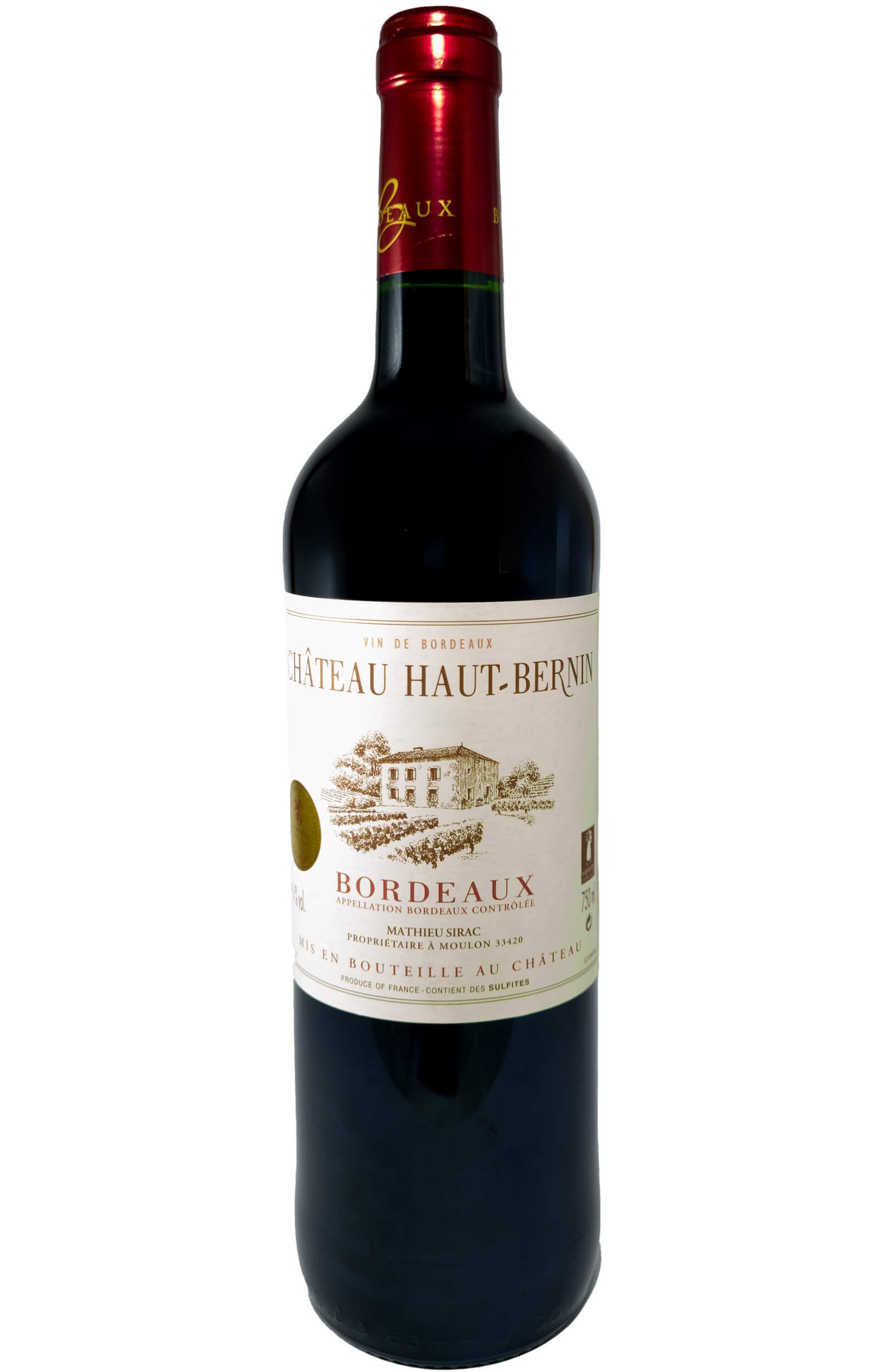 Château Haut-Bernin Bordeaux | Compre Vinhos online com descontos