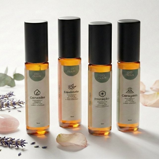 Kit 4 Blends Infantis Oliun 10ml | Conexão, Equilíbrio, Proteção e ...