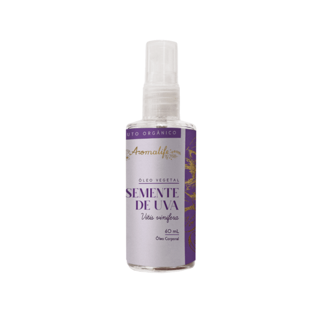 ÓLEO VEGETAL SEMENTE DE UVA ORGÂNICO 60ML | Oliun