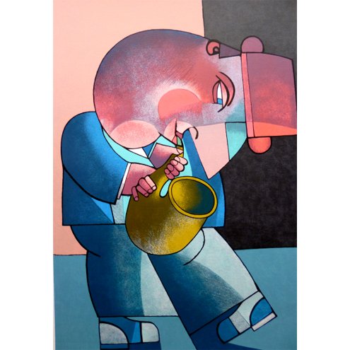 galeria-de-gravuras-inos-corradin-saxofonista-serigrafia-49-100-70x54
