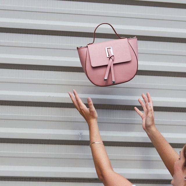 nappa leather crossbody bolsa