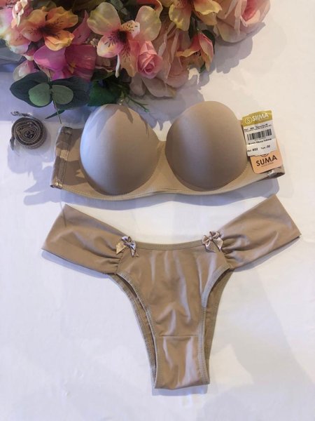 Conjunto lingerie tomara que caia 852