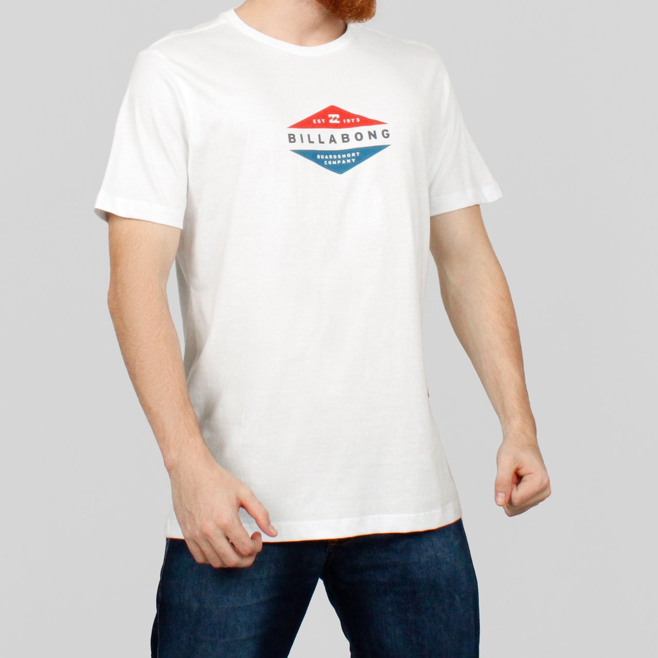 camiseta branca billabong