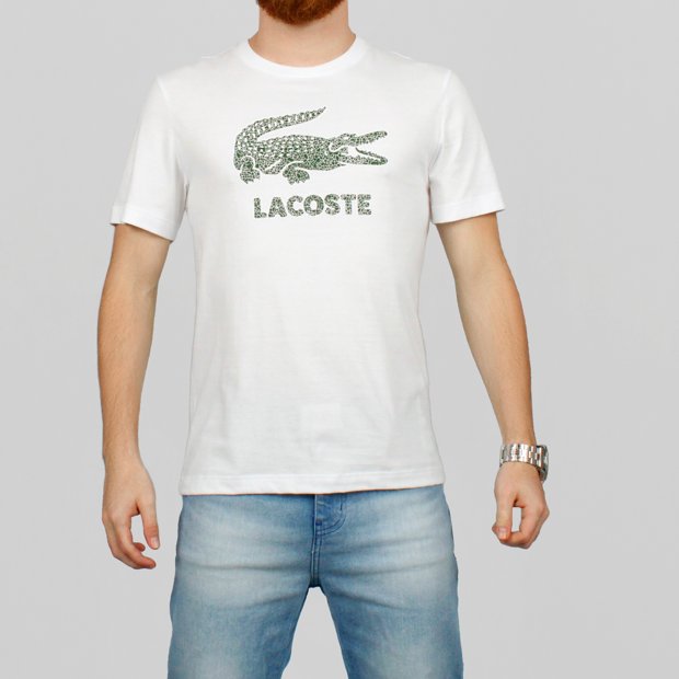 blusa da lacoste branca masculina