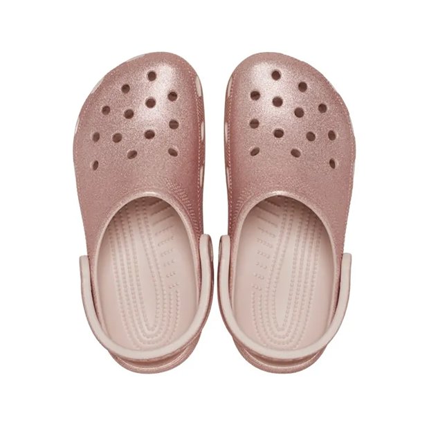 Crocs Classic Clog Feminino Glitter Quartz Rosa - Loja Battisti | Loja ...