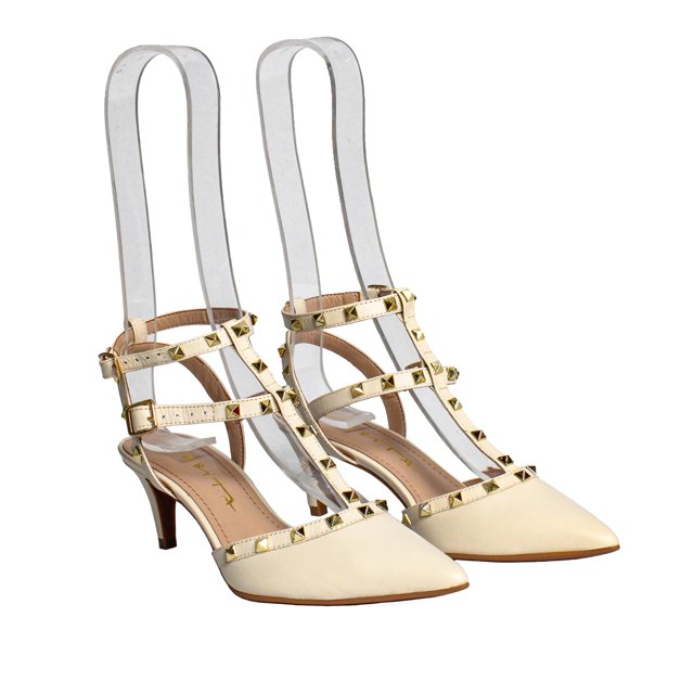 Santa Lolla Sapato Com Tachas Valentino Sapato Feminino Scarpin