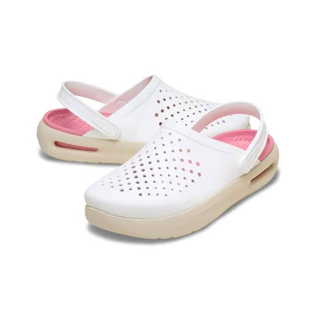 Crocs LiteRide Inmotion Clog Feminino White Branco Rosa Loja