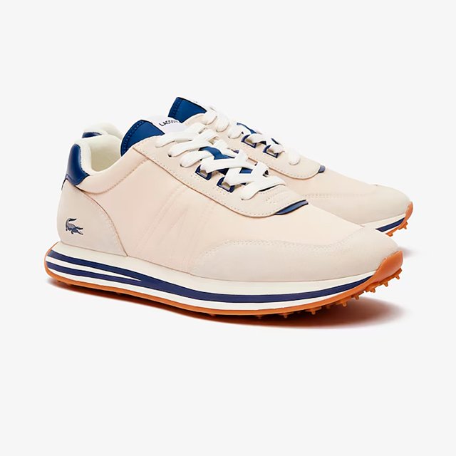 Tênis Lacoste Masculino L-Spin Branco Azul Marinho Loja Battisti