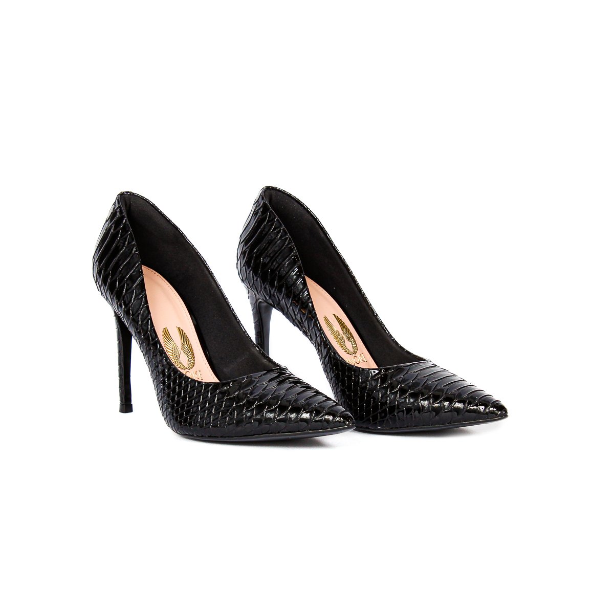 Sapato Invoice Scarpin Preto - Loja Battisti | Loja Battisti