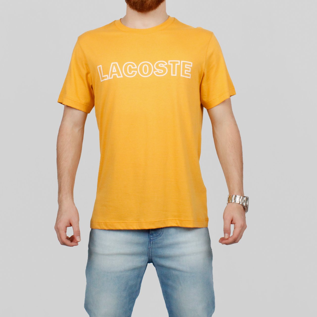 blusa lacoste amarela
